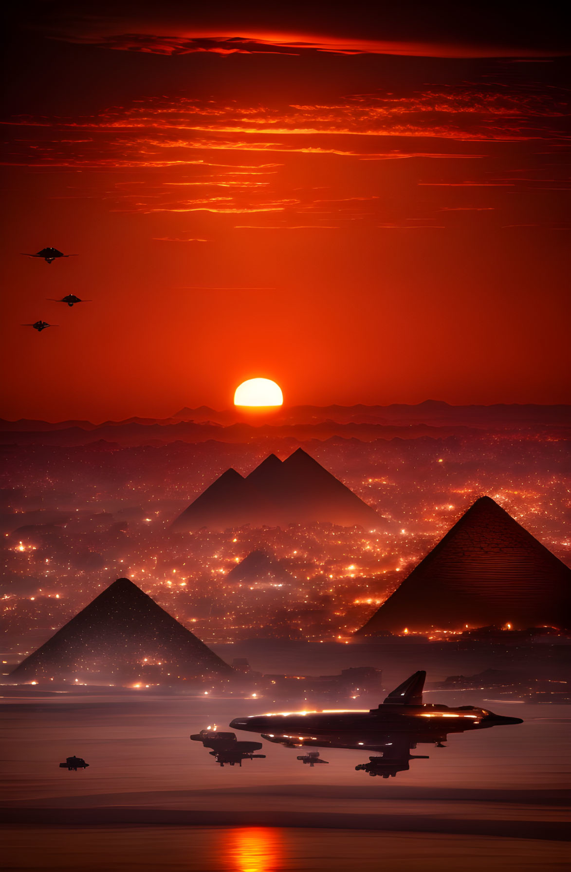 UFOs over Egypt