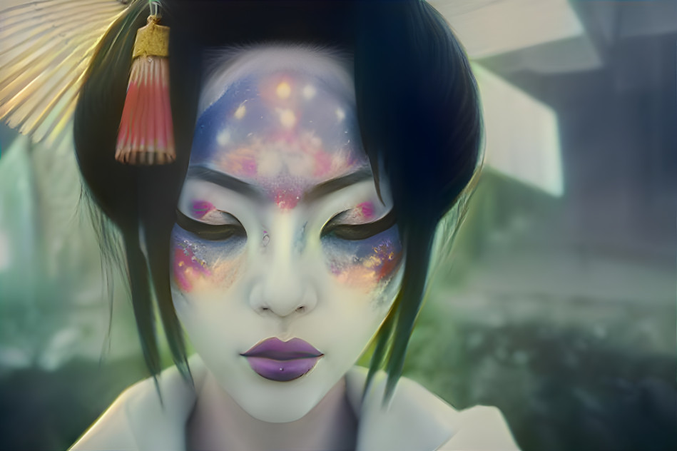 Geisha in Meditation