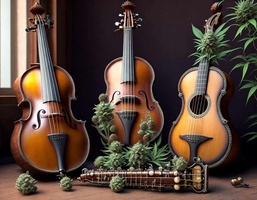 Old and curious musical instruments
