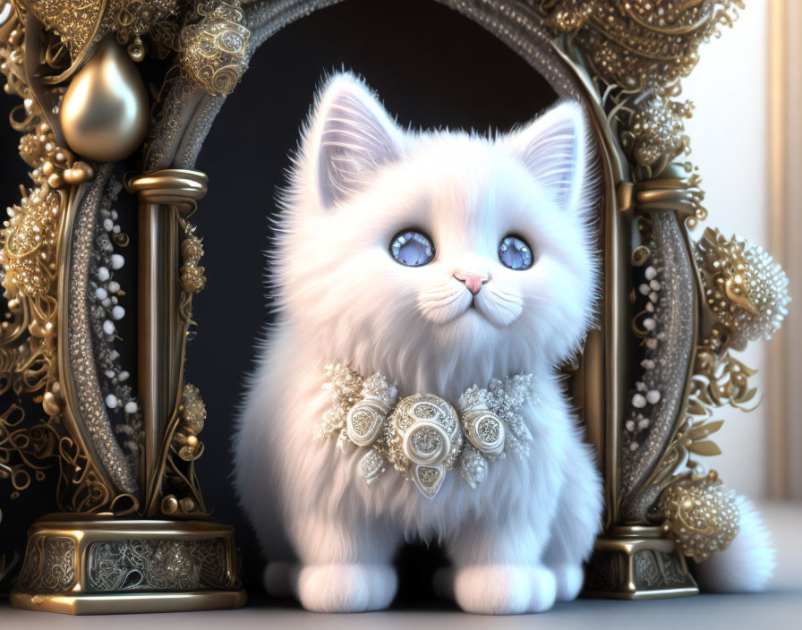kitty baby white color