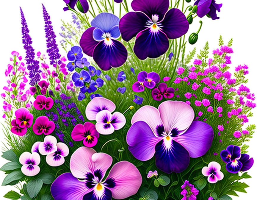 beautiful garden flowers 