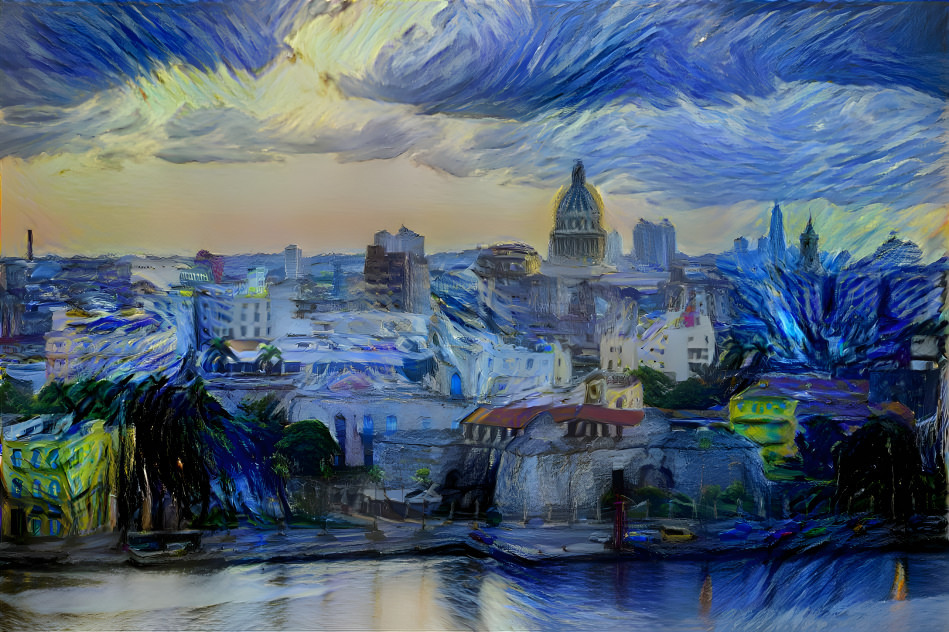 Havana according to Van Gogh