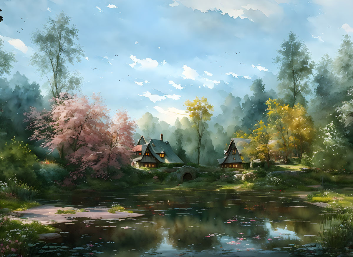 The village of the lake