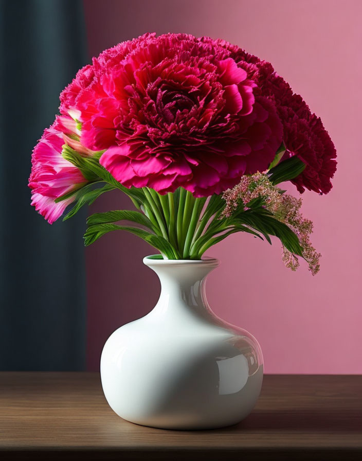 carnation flower in vase