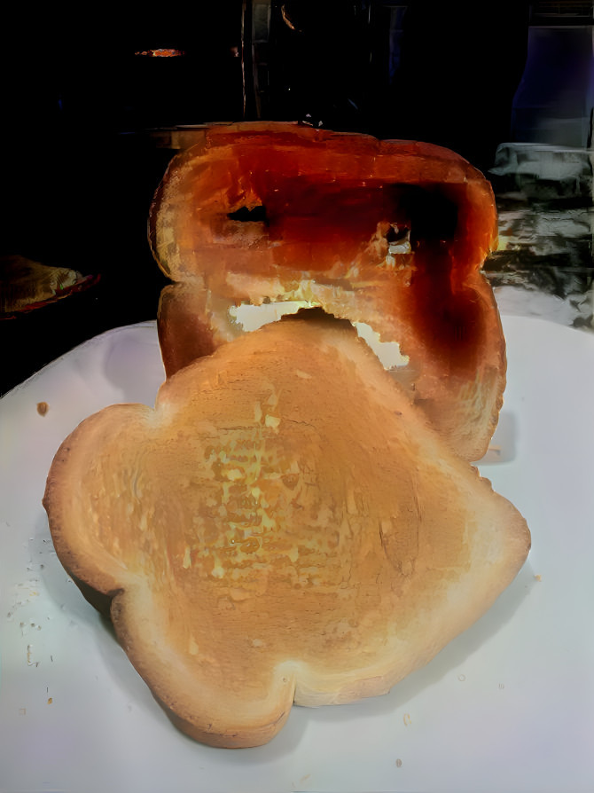 Toast eating toast 