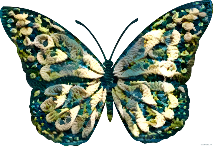 Crochet butterfly