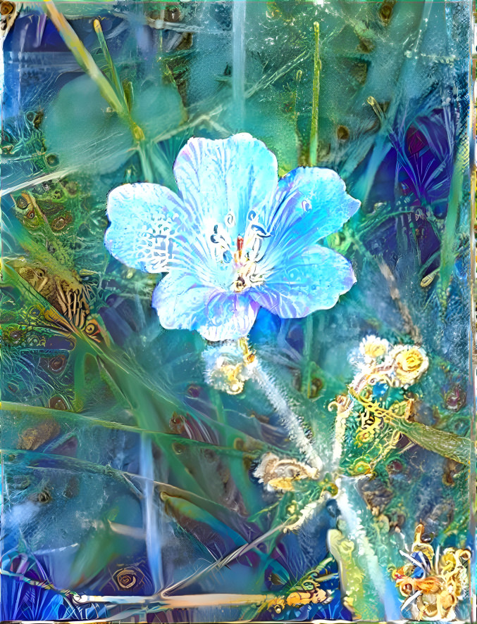 'The blue geranium' 