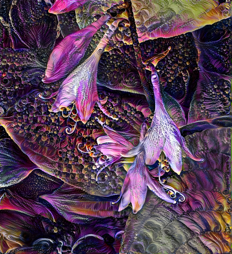 Hosta in bloom