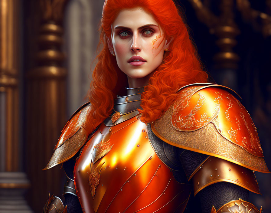 The Orange Female Knight