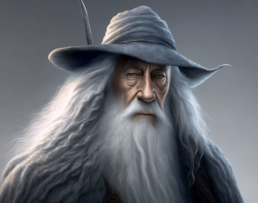 Gandalf The Grey With Hat By Alan Lee