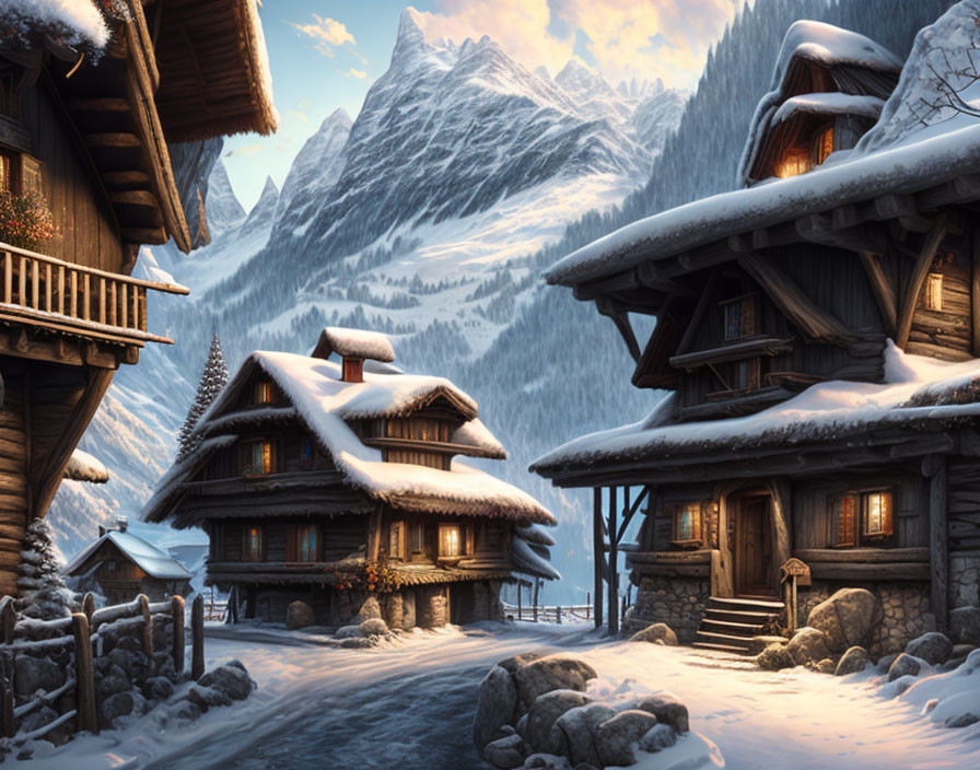 The Swiss Mountain Village