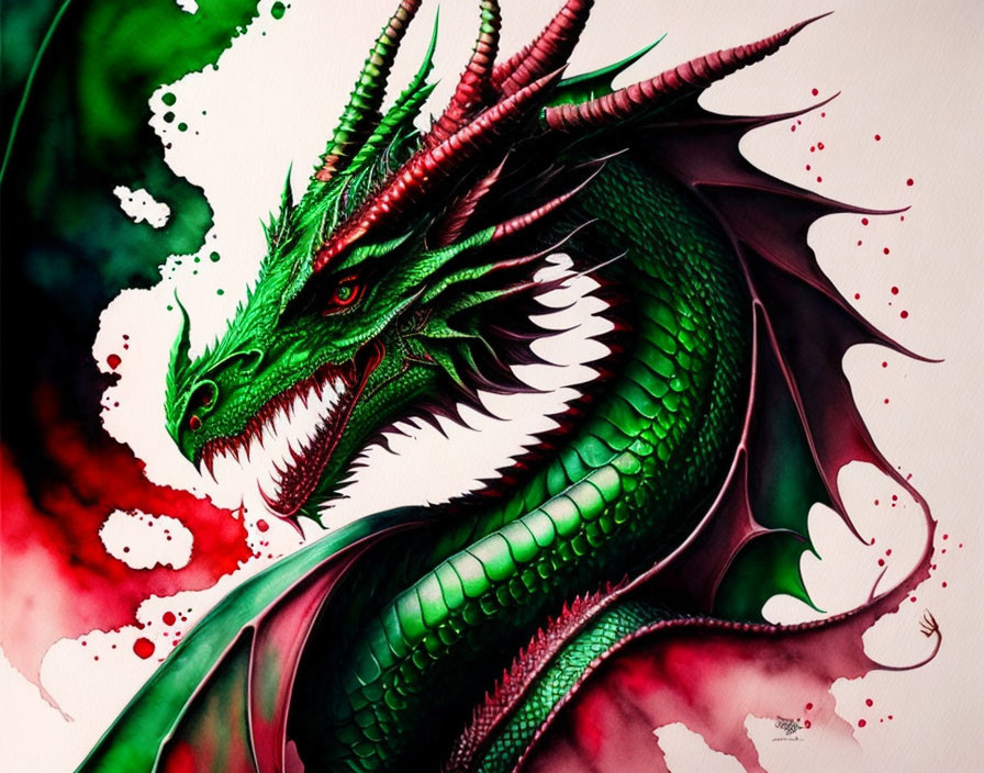 Green Dragon Art