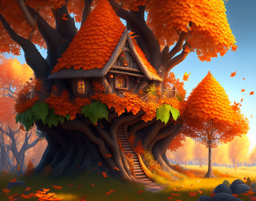 Oak Gnome Tree House