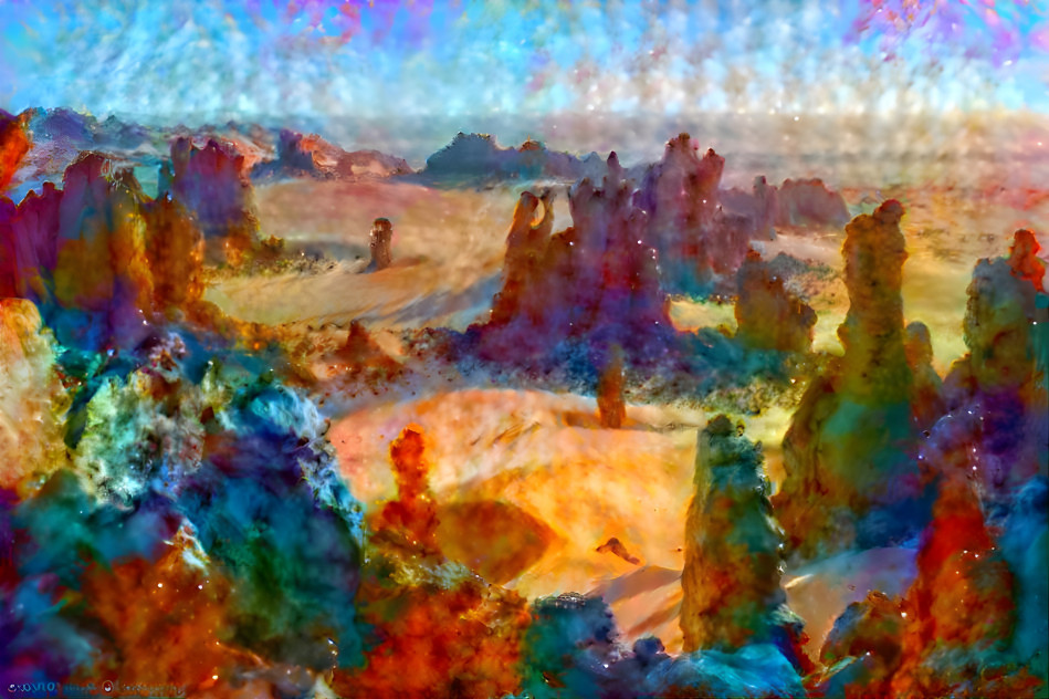 Colorful desert 