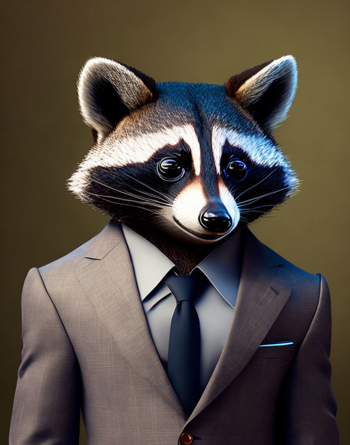 Well-Dressed Raccoon 