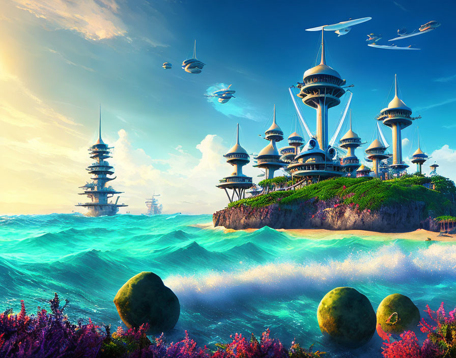 Futuristic Island