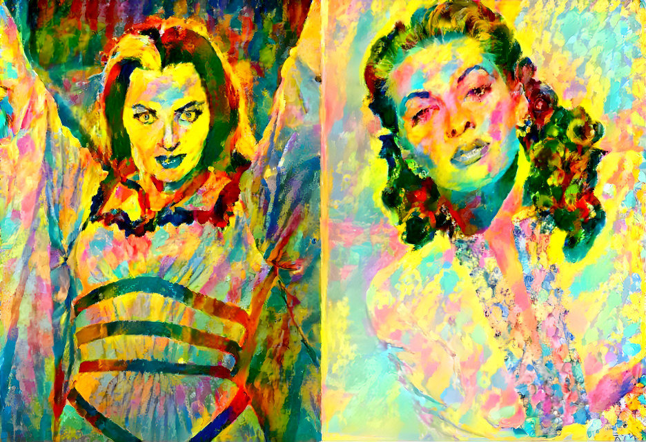 Lily Munster and Yvonne de Carlo