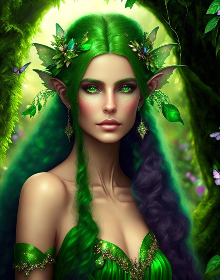 elf fairy guardian of nature