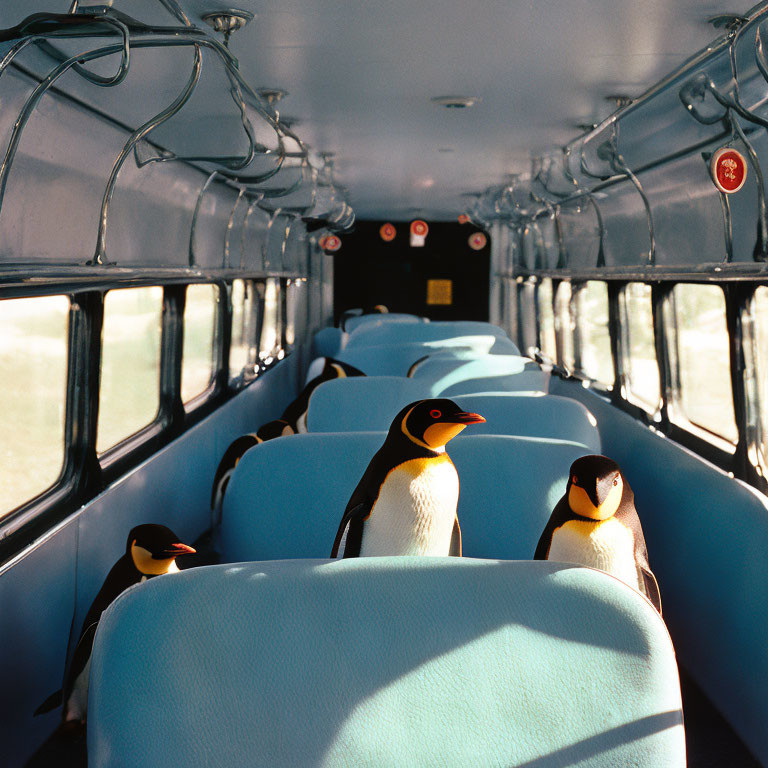 Penguins on the bus