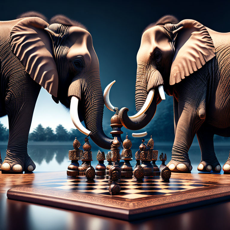 Elephants play chess