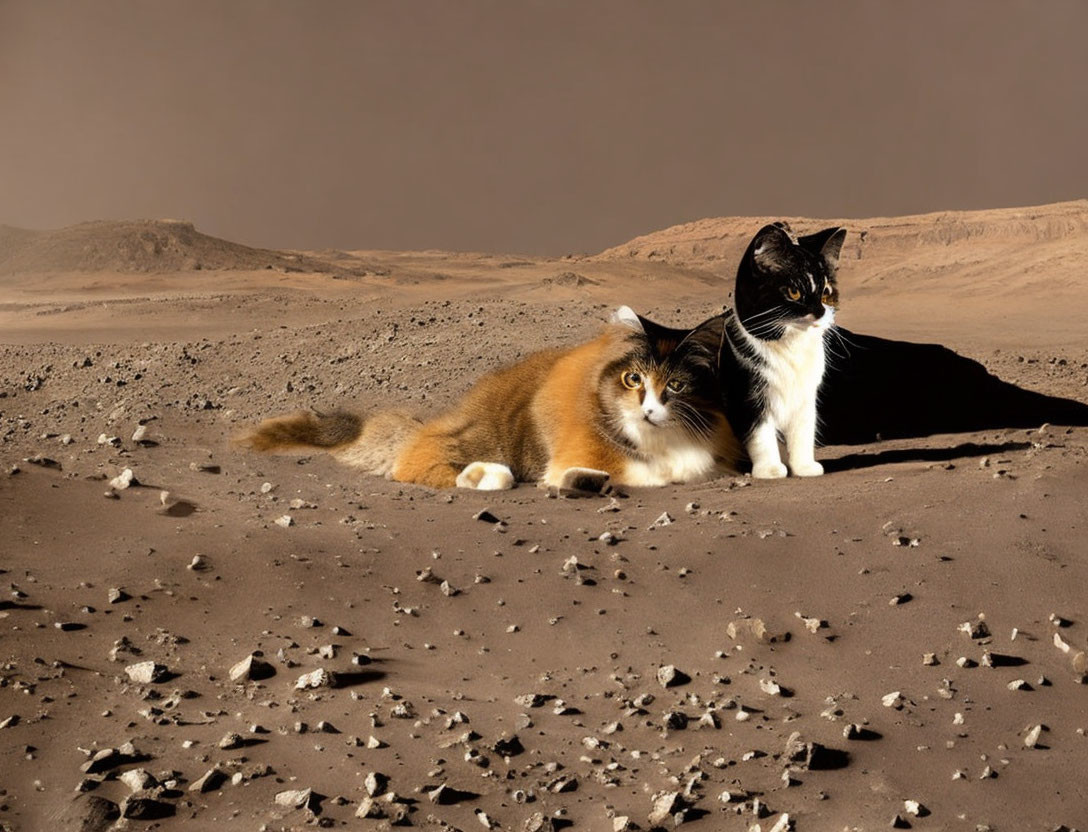 Cuddly Cats On Mars