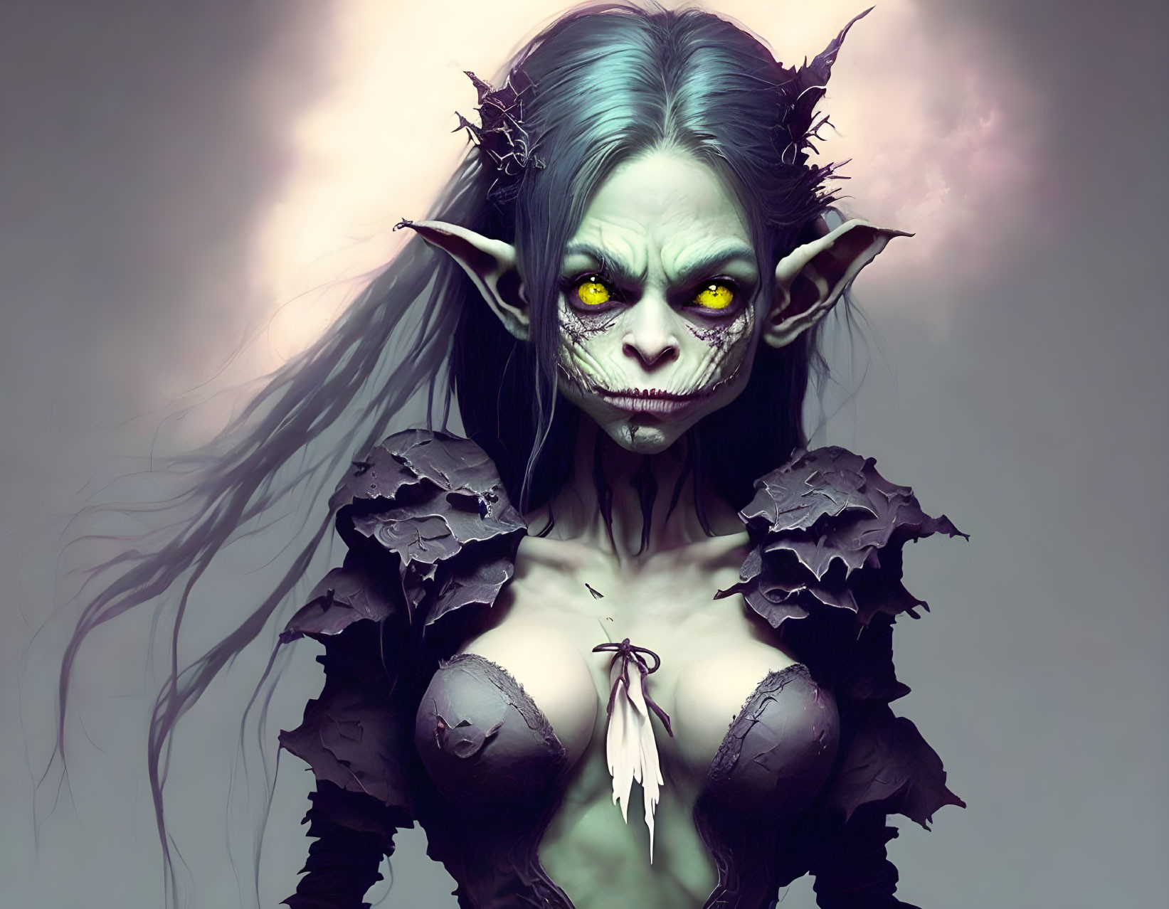 undead goblin girl