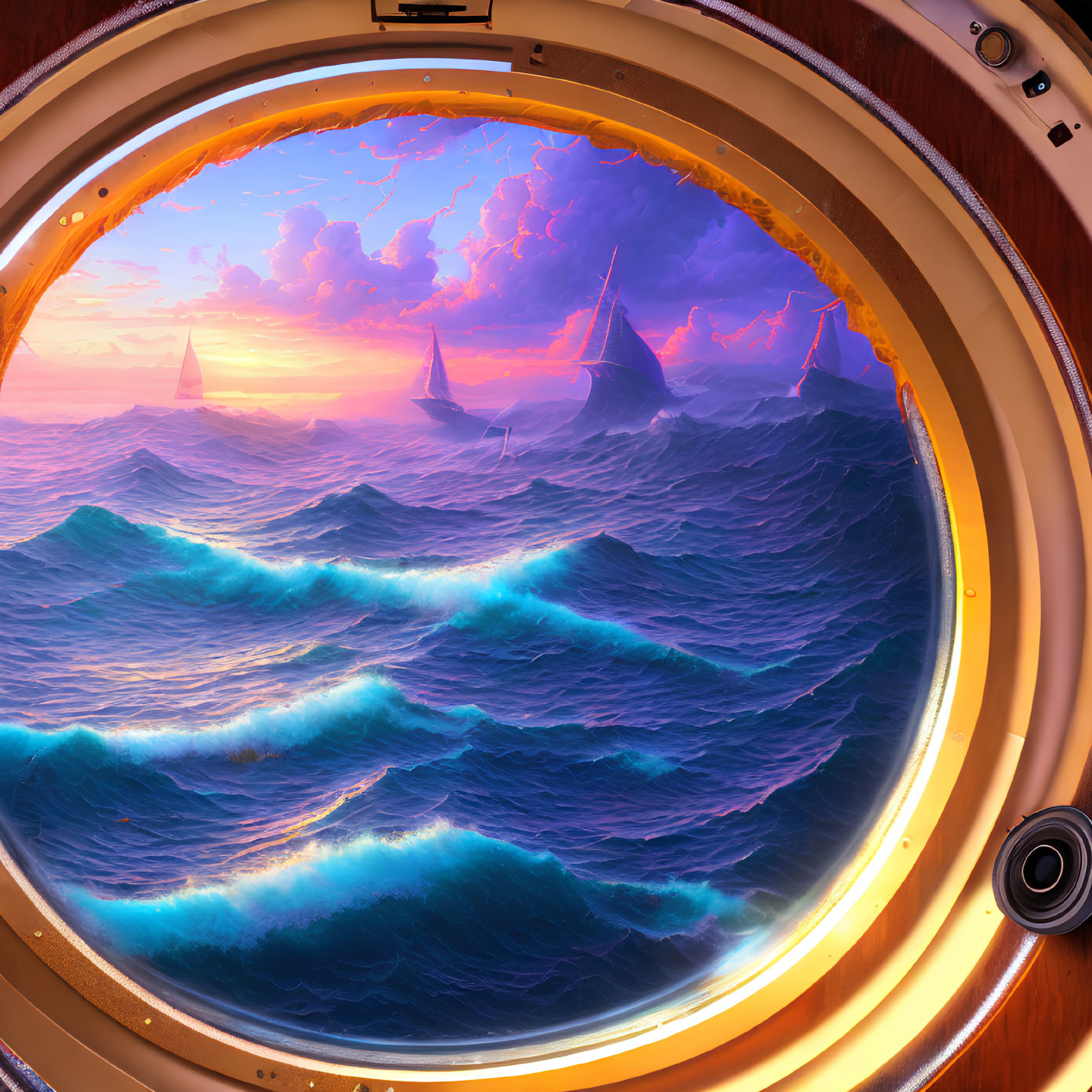 In the porthole