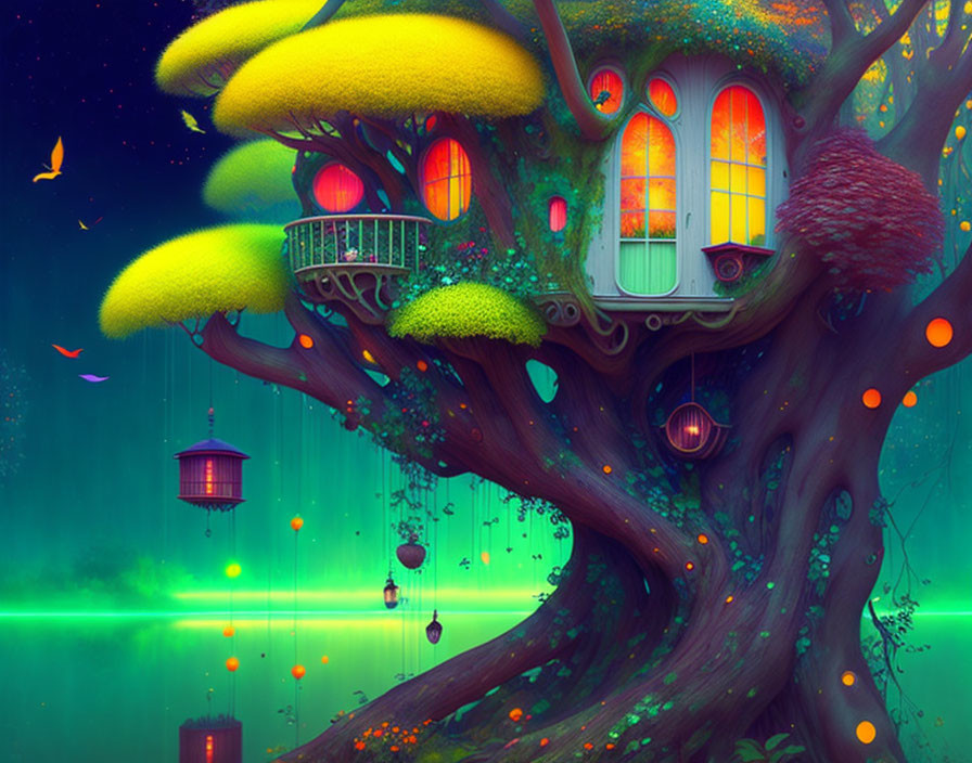 Surreal Treehouse