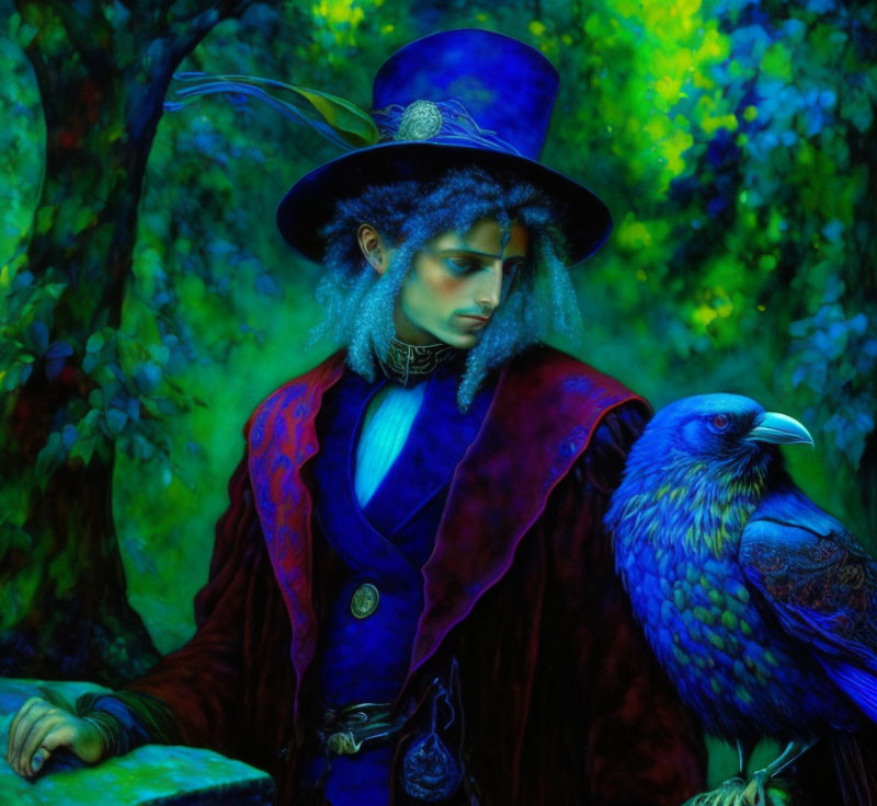 Wizard and his Raven