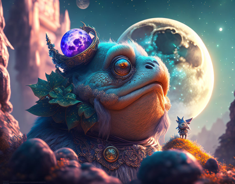 Dwarf-toad from another world