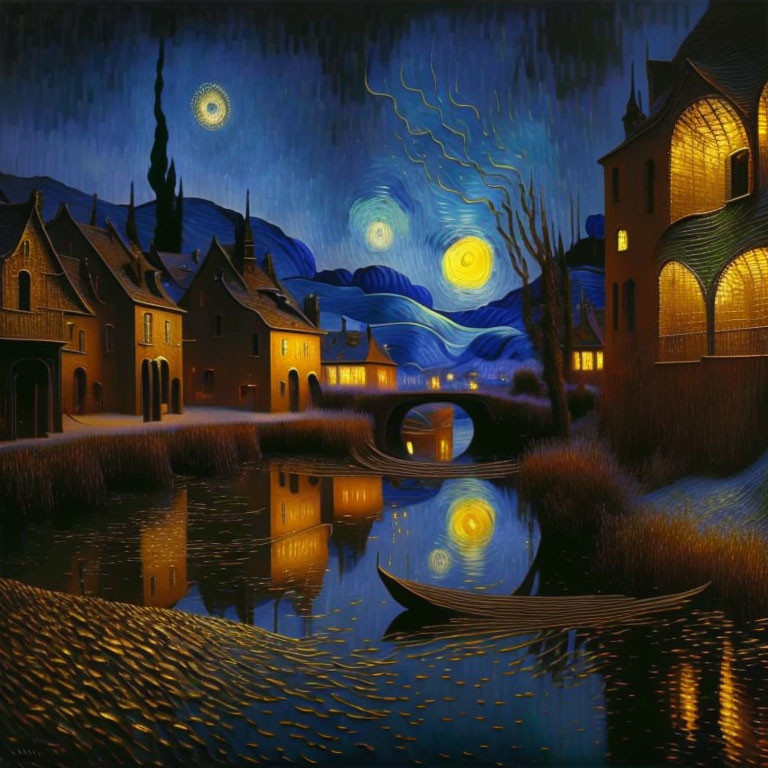 Nocturnal village