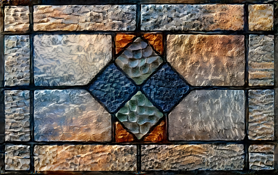 stained glass stones