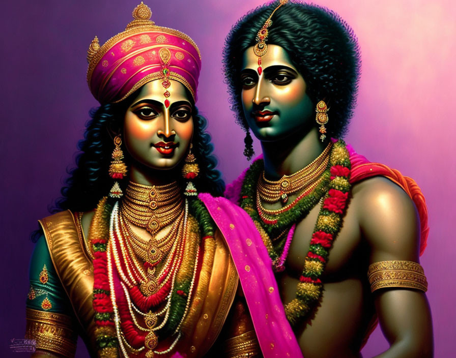 Krishna and Radha 