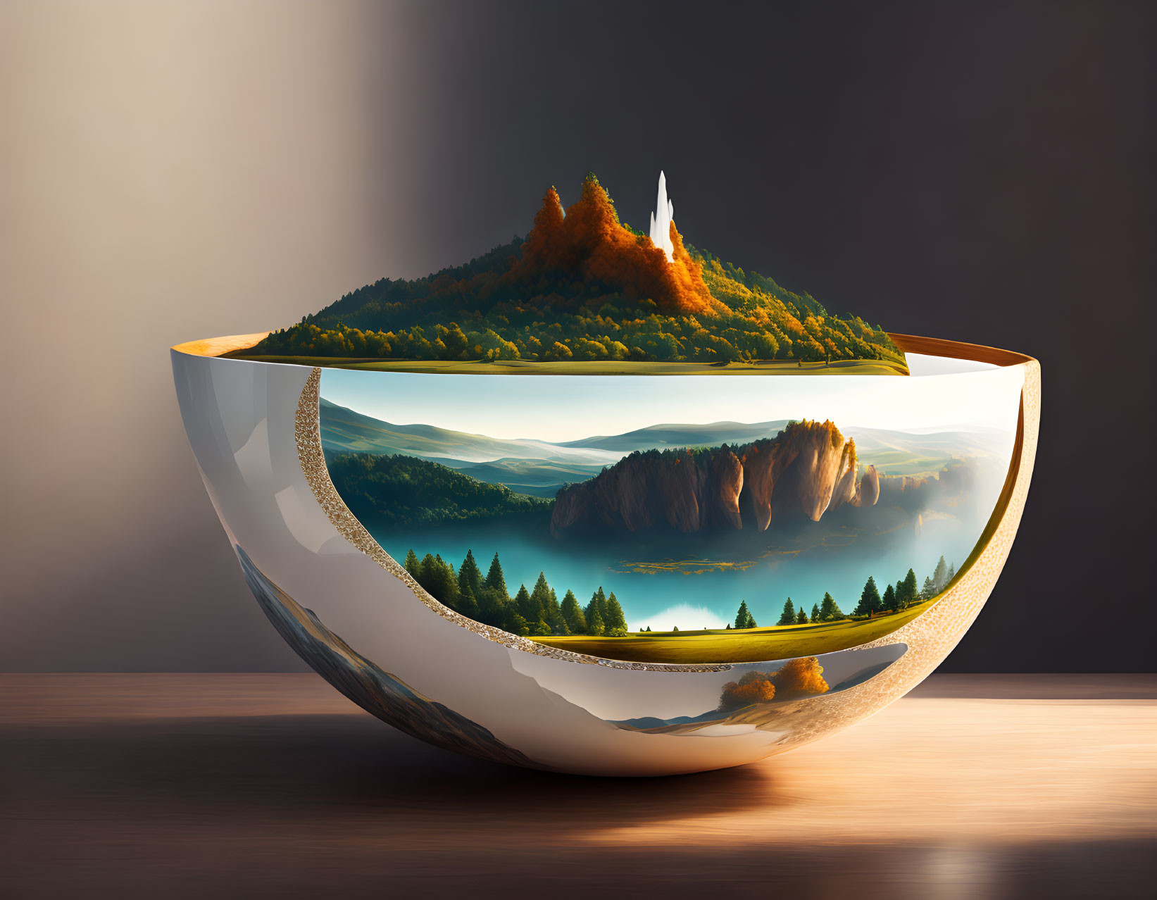 Landscape-bowl