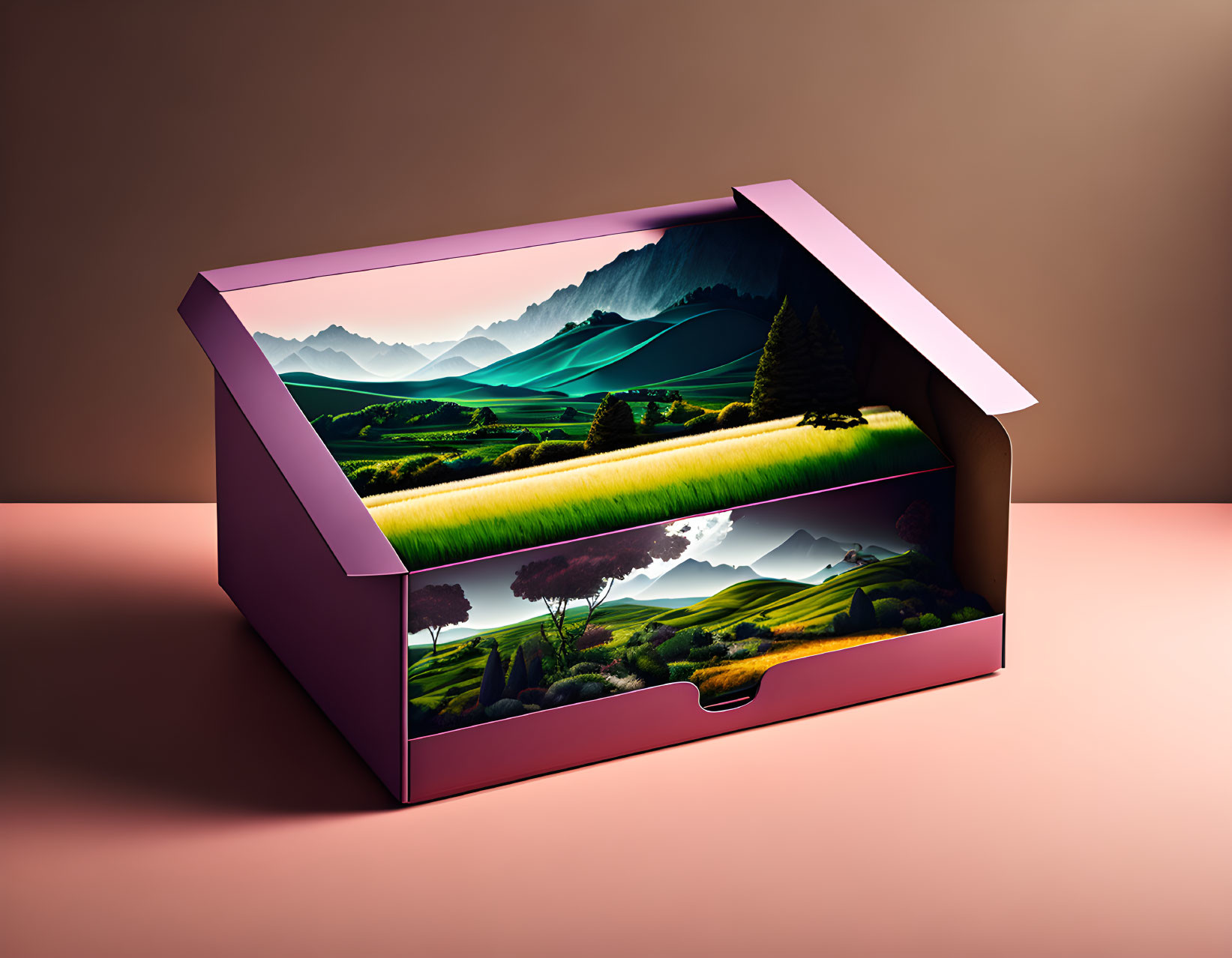Landscape in a box