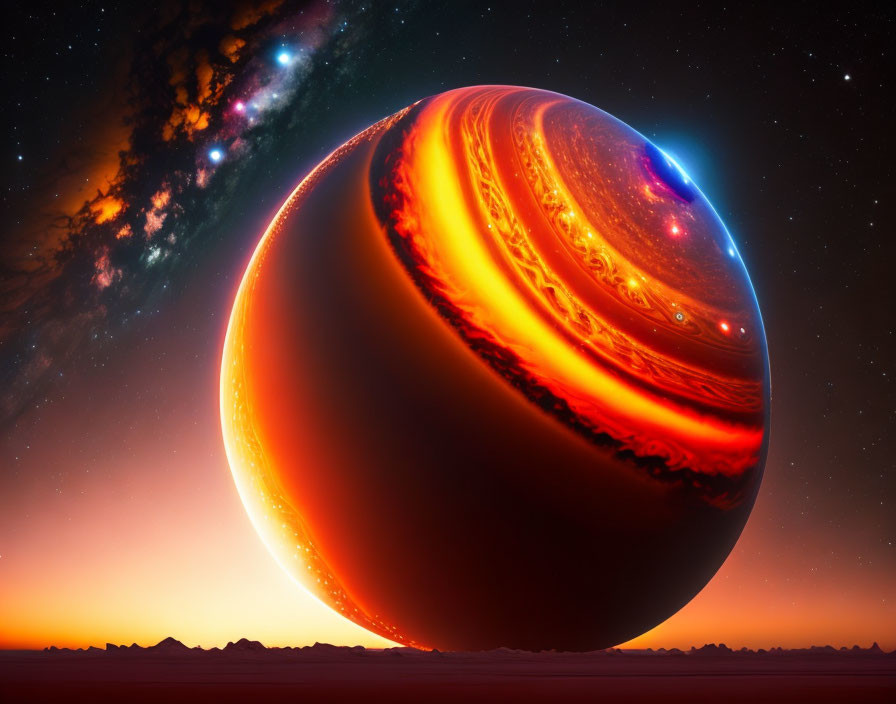 Hot Jupiter in outer space
