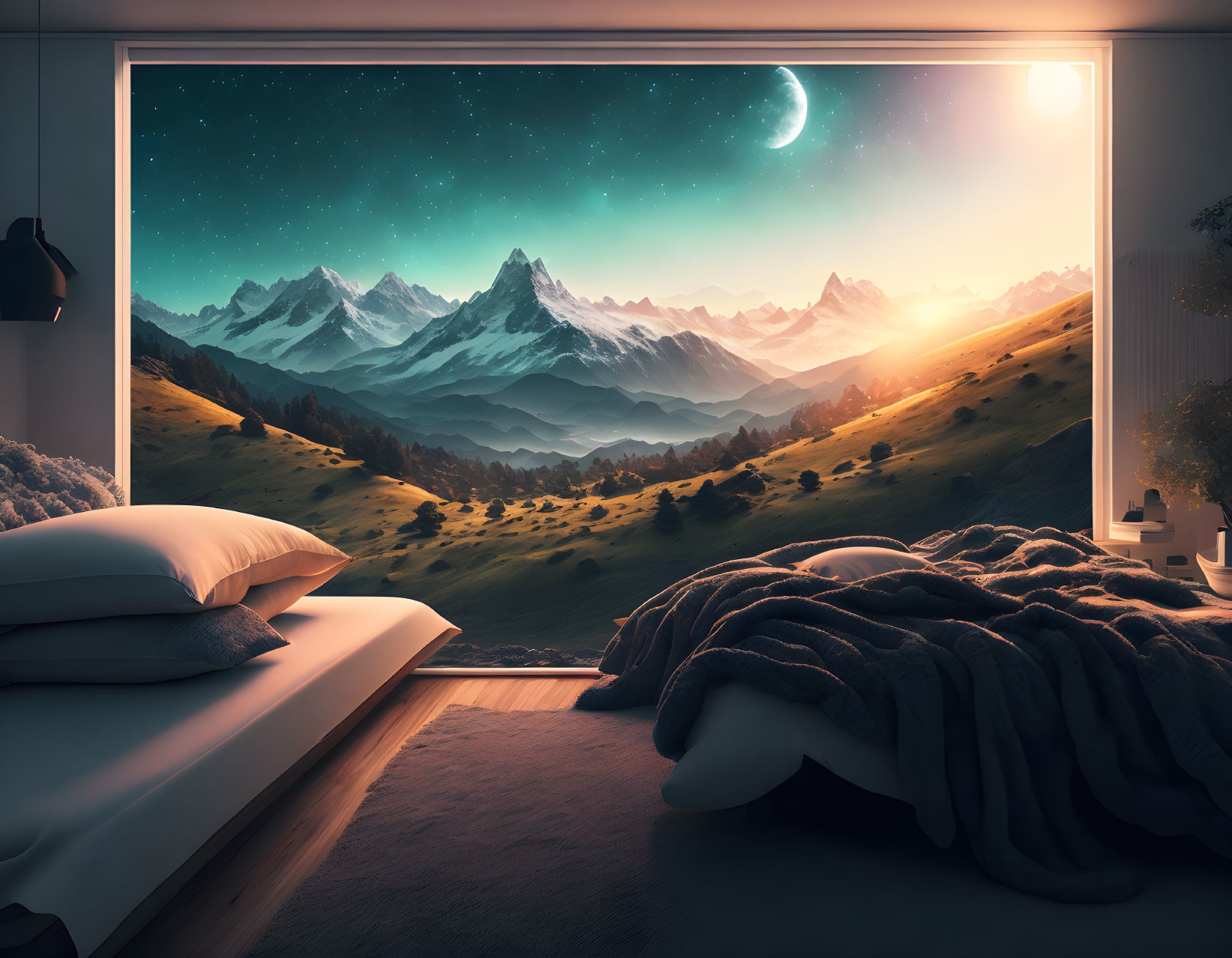 sleep well landscape