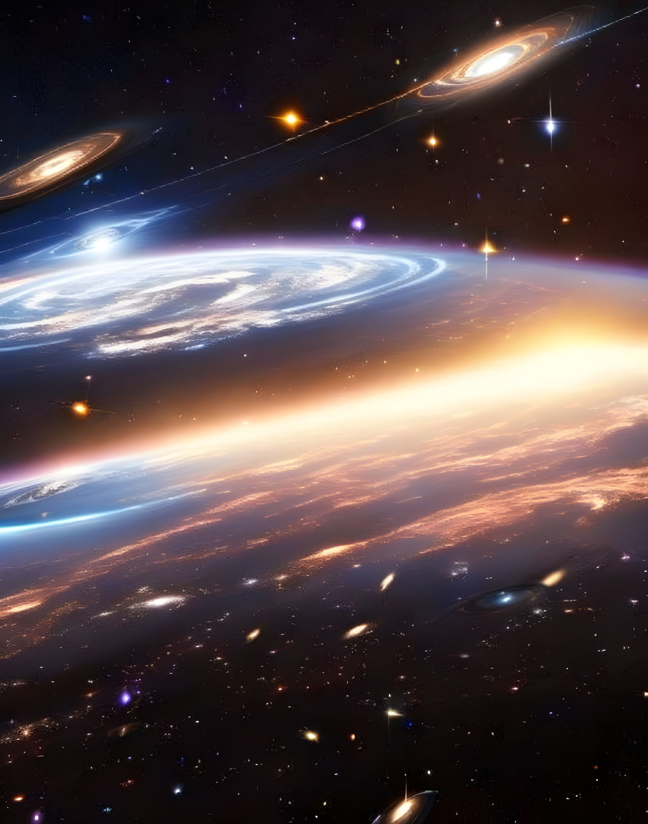 Inside a galaxiycluster
