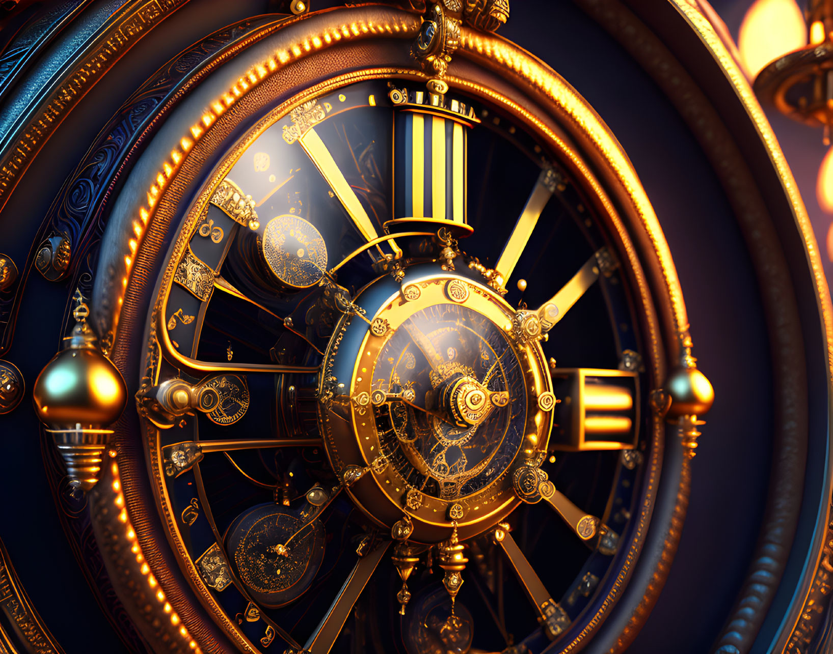 Steampunk clock 
