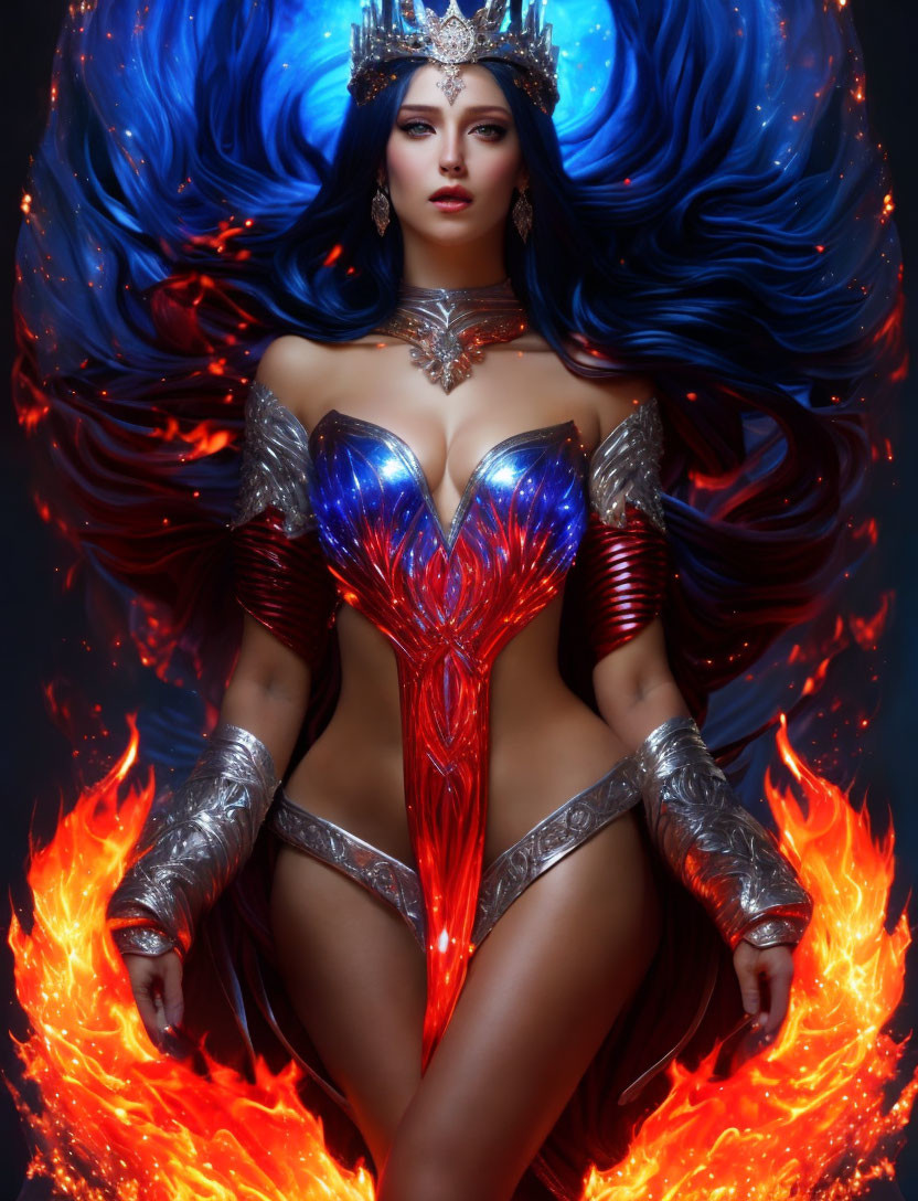 Goddess of fire and ice