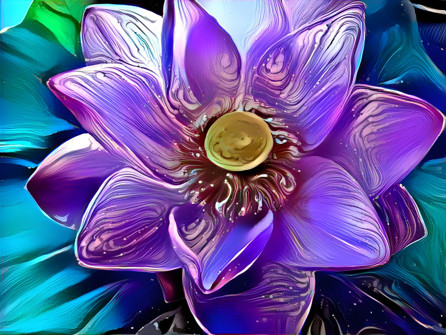 Lotus Blume abstrakt