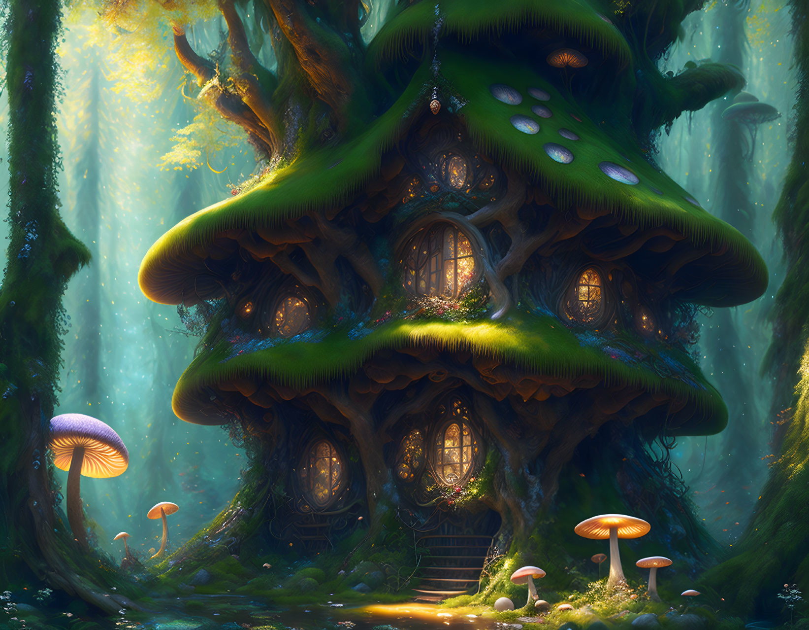 Mushroom house 