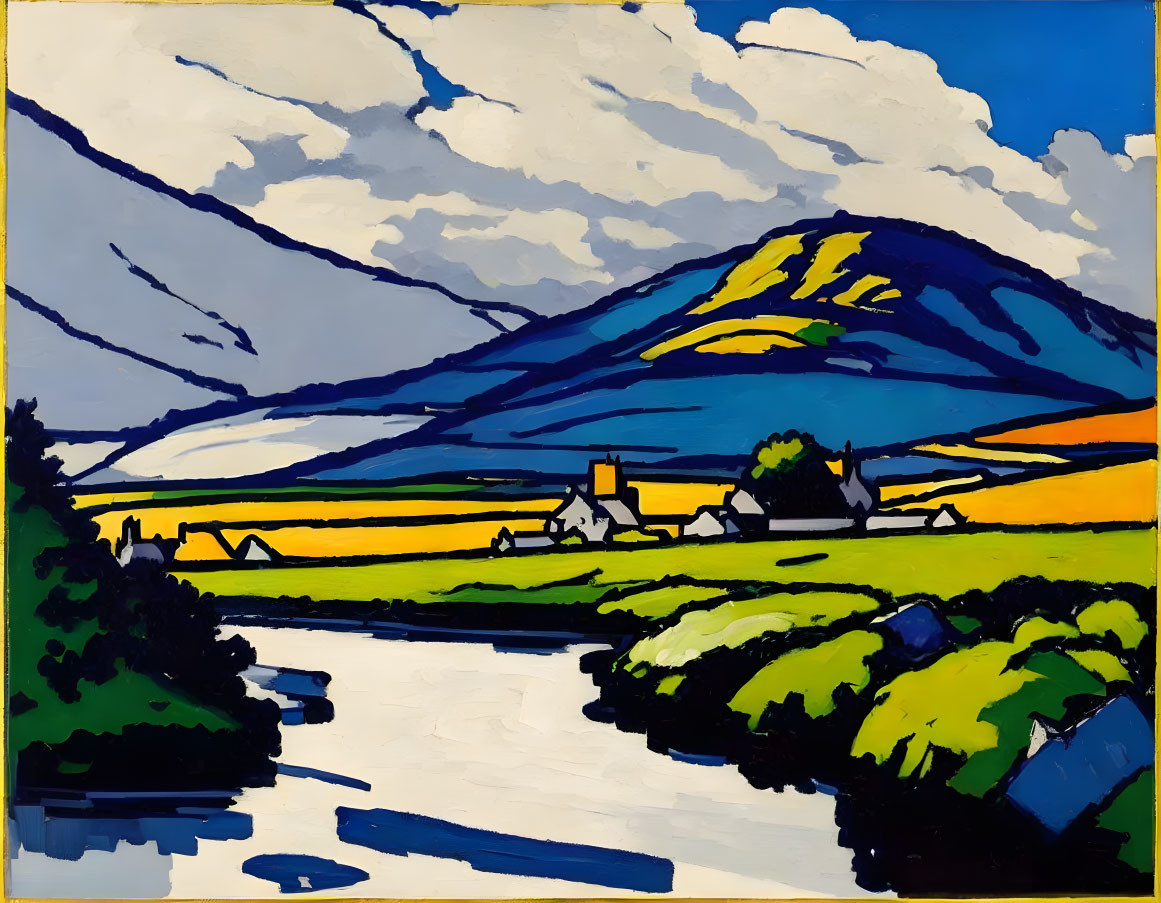 Scottish Landscape by Samuel John Peploe