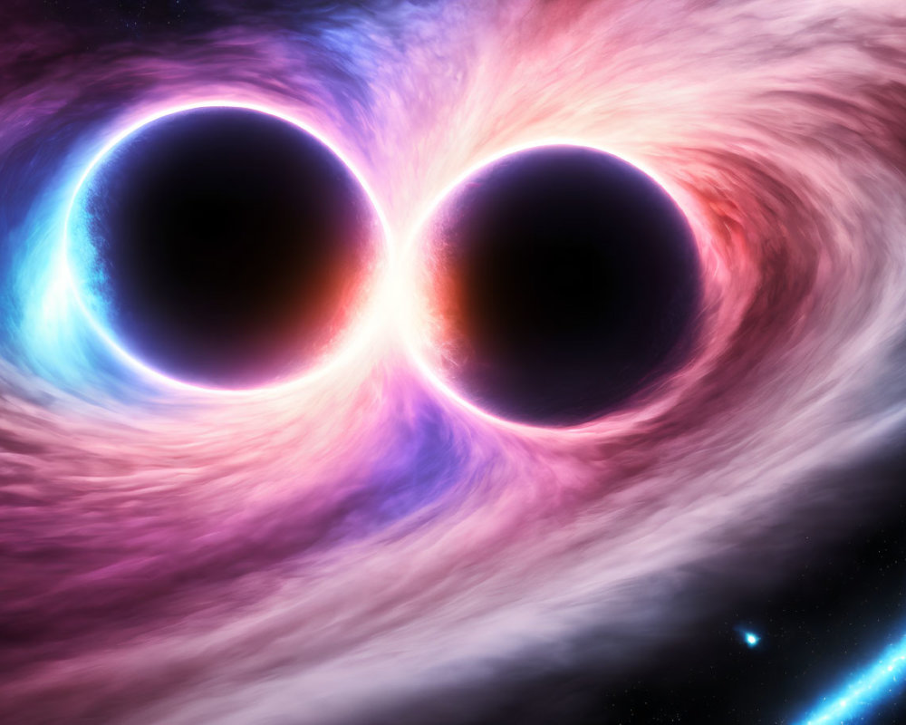 Black Holes Merge with Accretion Disks and Gravitational Lensing
