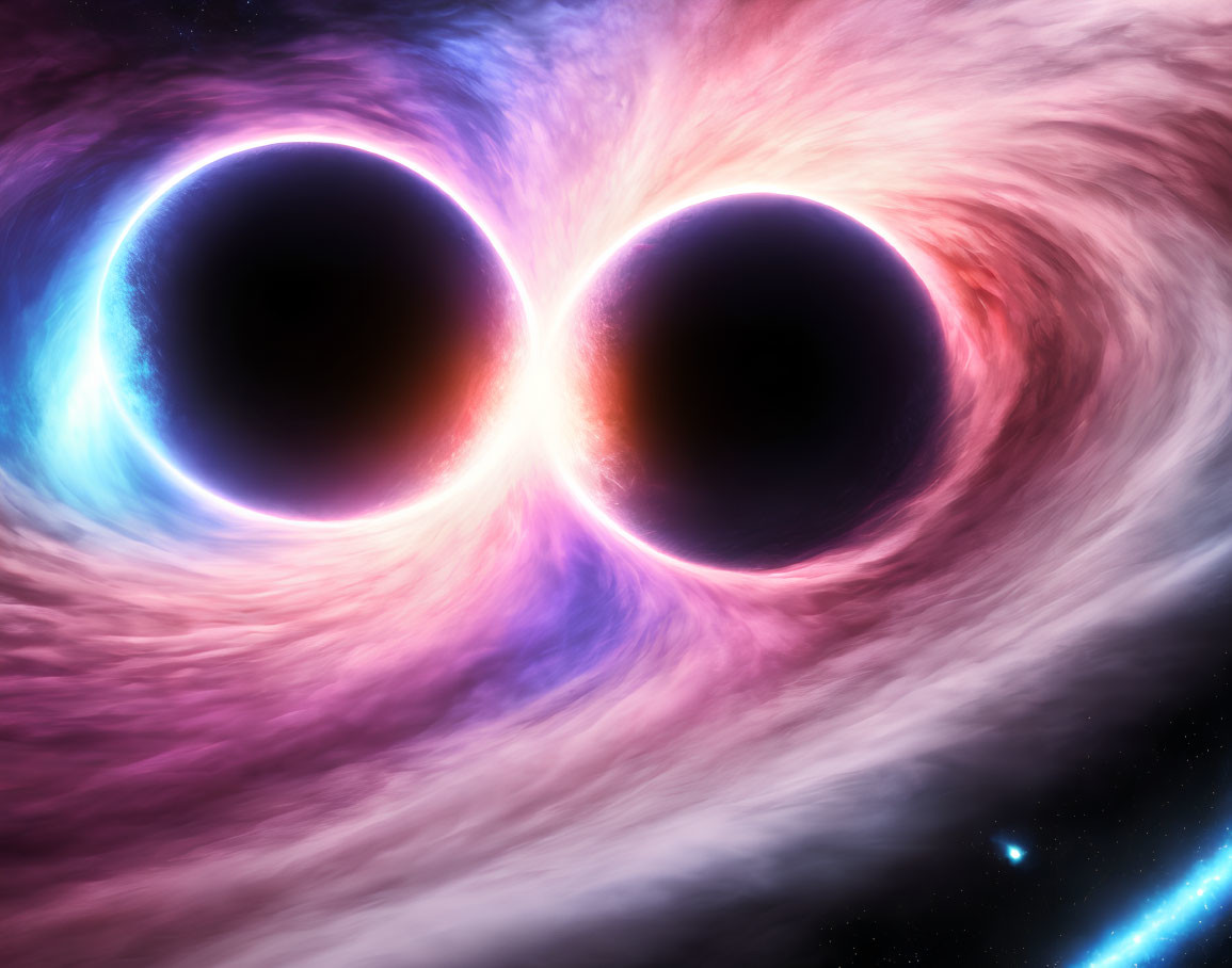 Black Holes Merge with Accretion Disks and Gravitational Lensing