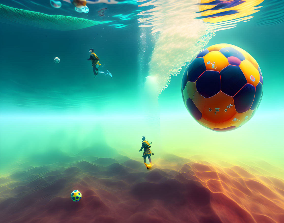 underwater football