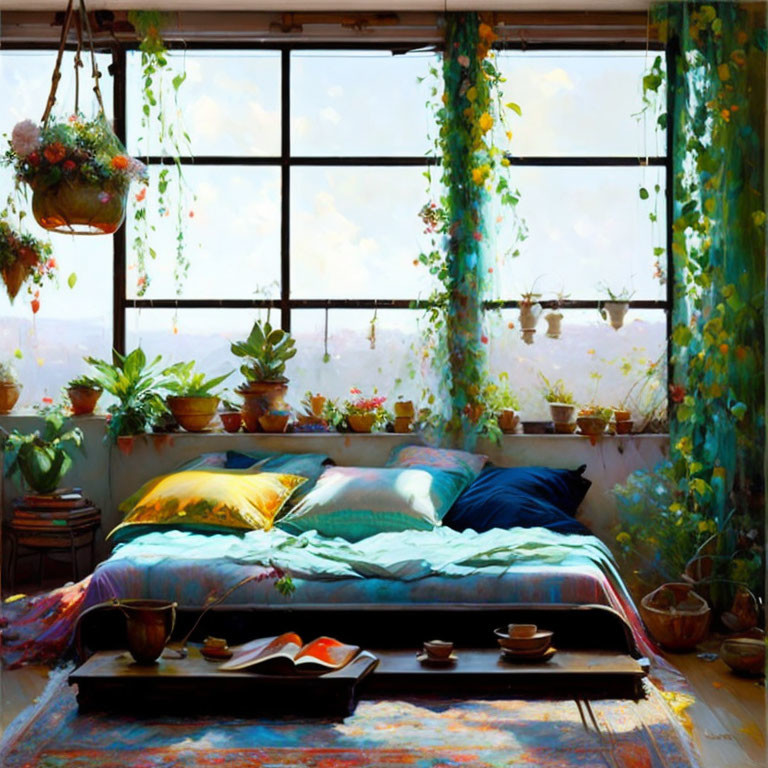hippi bedroom