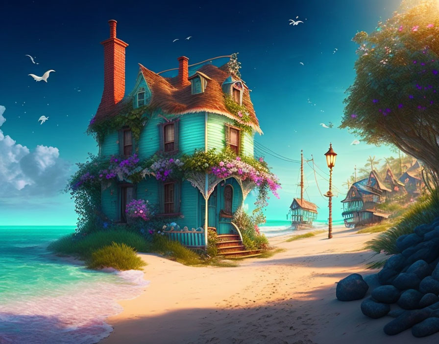 summer time little magical house