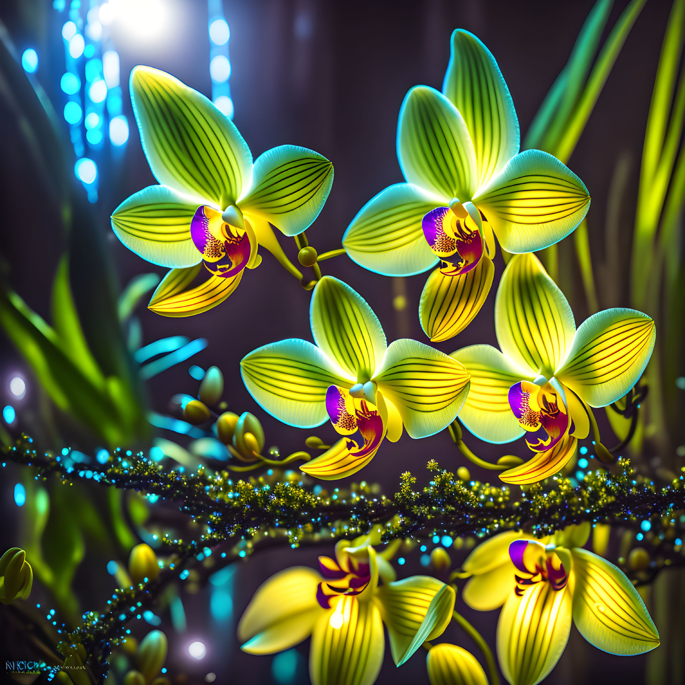 Yellow Orchids