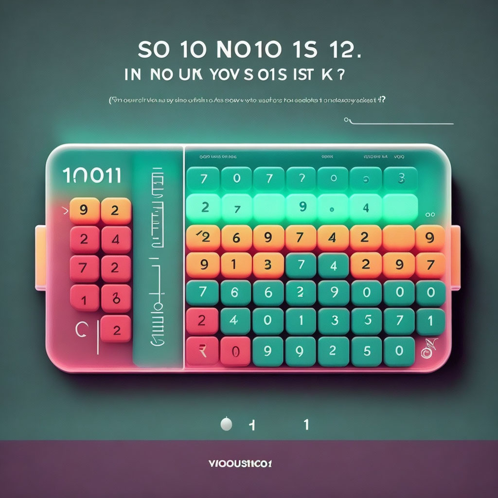 Vibrant abstract keyboard layout with UK phone number format query